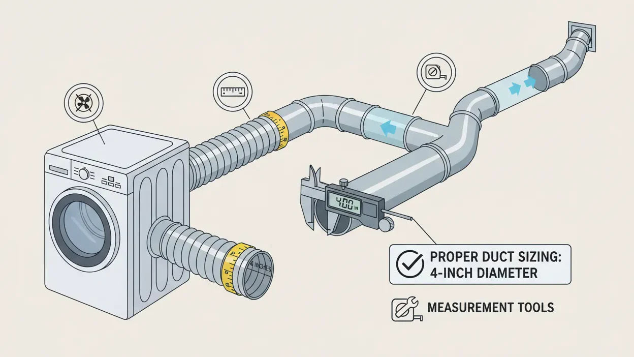 What Size Dryer Vent Hose Do I Need? A Guide to Measure Vent & Fix Issues