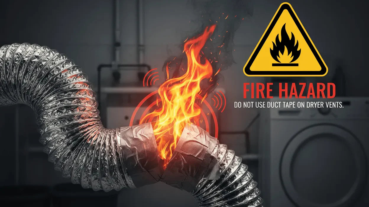 Is Duct Tape Flammable? Why It’s Not Safe for Dryer Vents