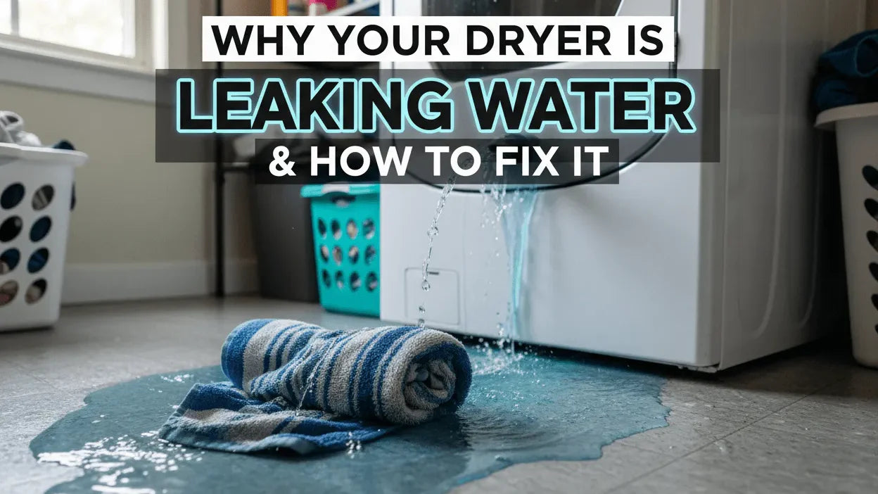 Why Your Dryer Is Leaking Water & How to Fix It