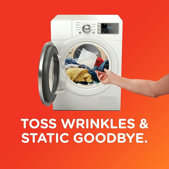 Bounce Free & Gentle Dryer Sheets, 240 Sheets, Unscented Fabric Softener Sheets, Hypoallergenic and Dermatologist Tested