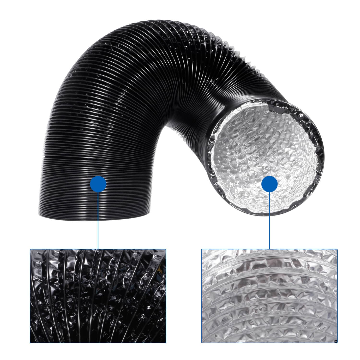 aluminum foil duct