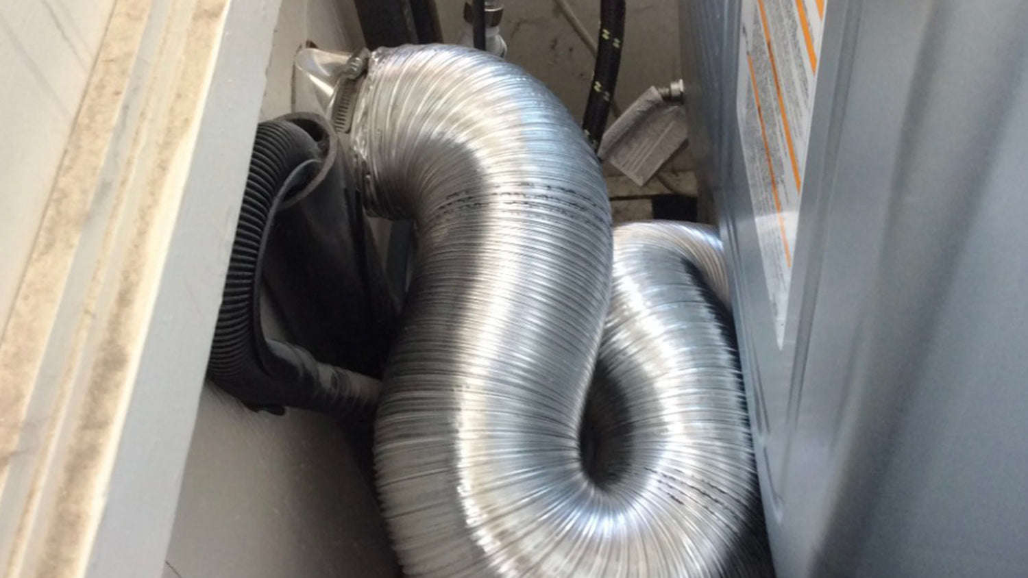 How to install dryer vent hose 1