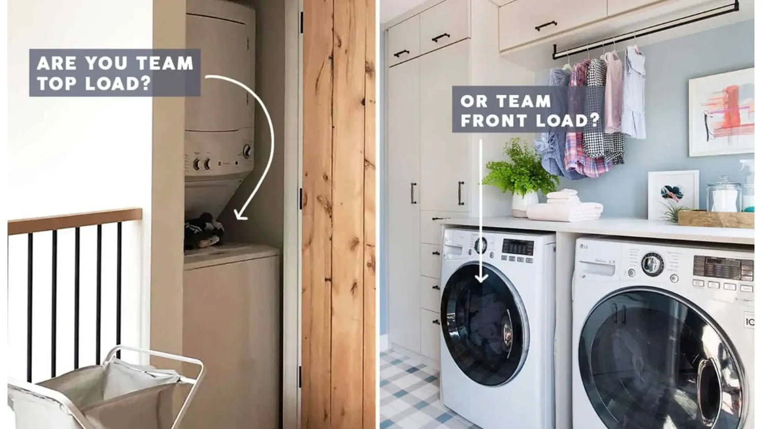 Stacked vs. Side-by-Side Washer and Dryer: Which Setup Is Best for Your Laundry Room?