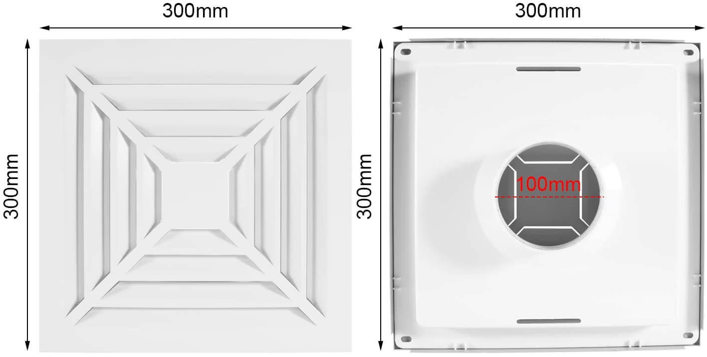 Aluminum Alloy Air Vent Cover 12'' X 12''