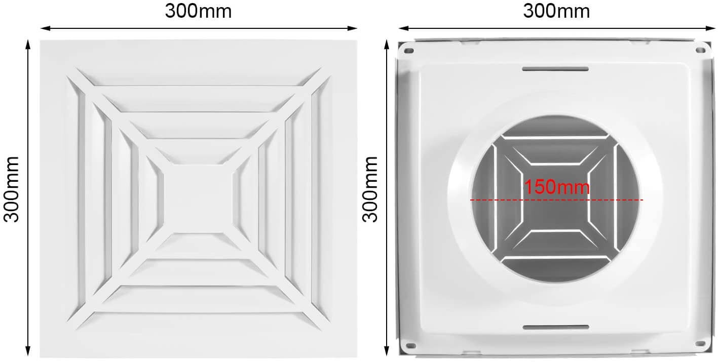 Aluminum Alloy Air Vent Cover 12'' X 12''