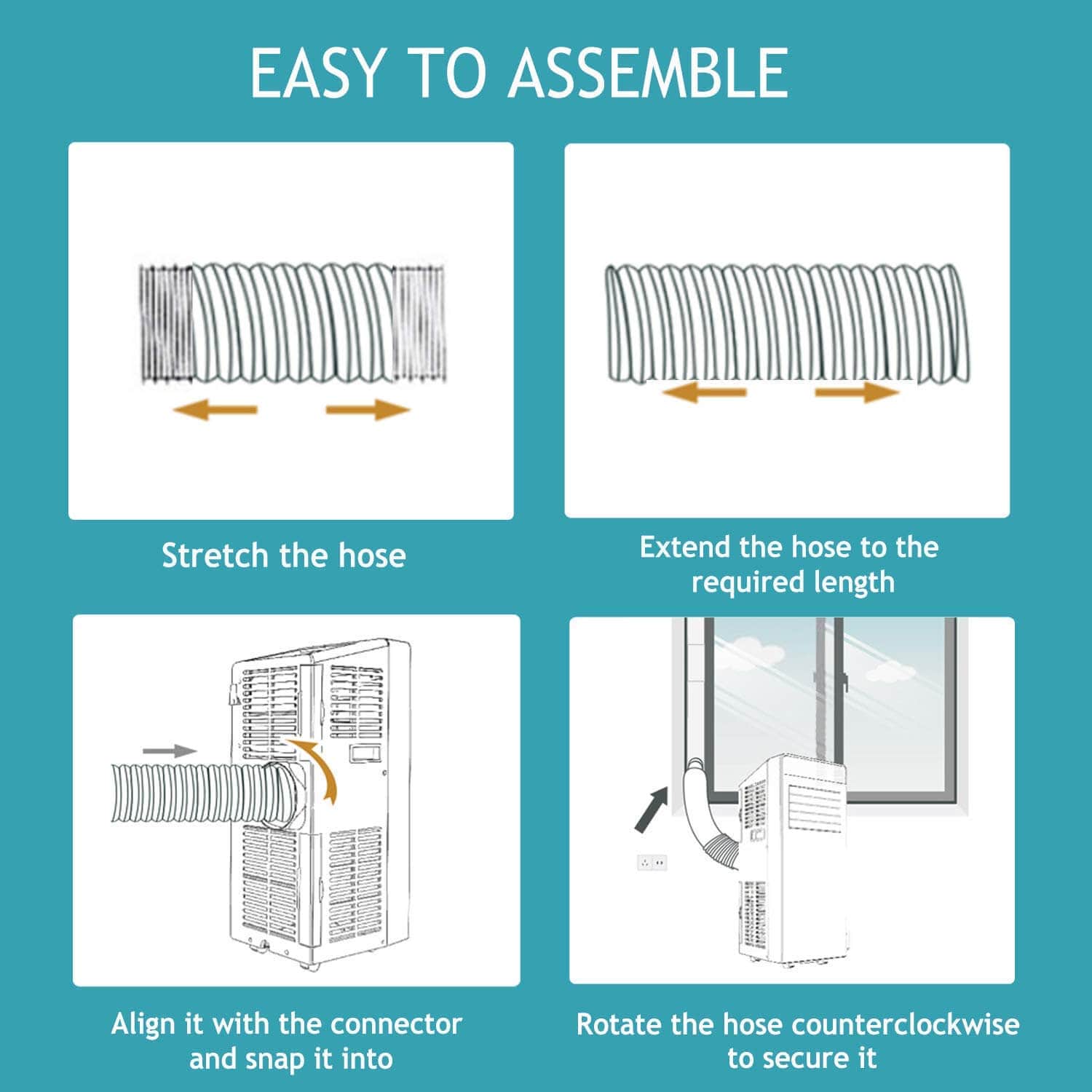 Air Conditioning Exhaust Hose