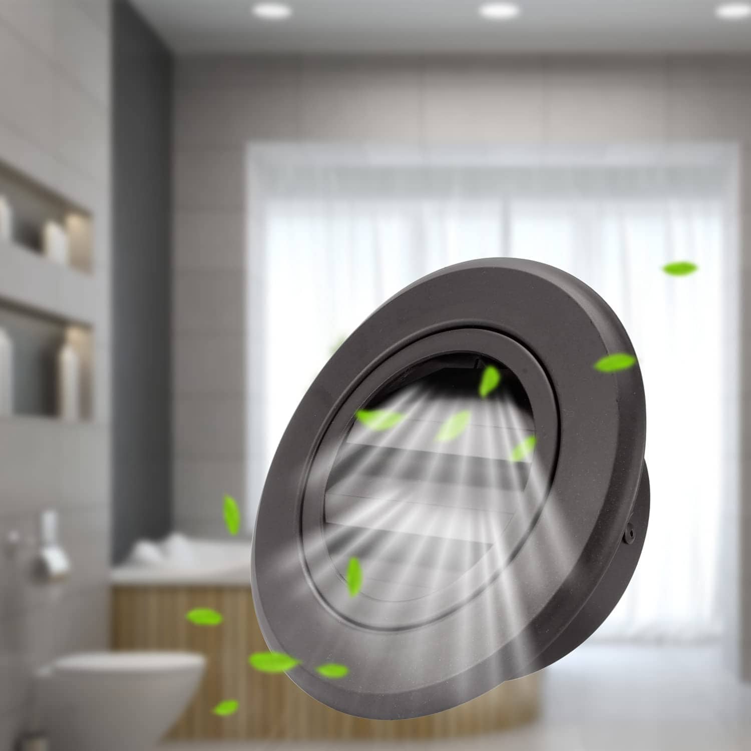 4/6 Inch Black Aluminum Soffit Vents