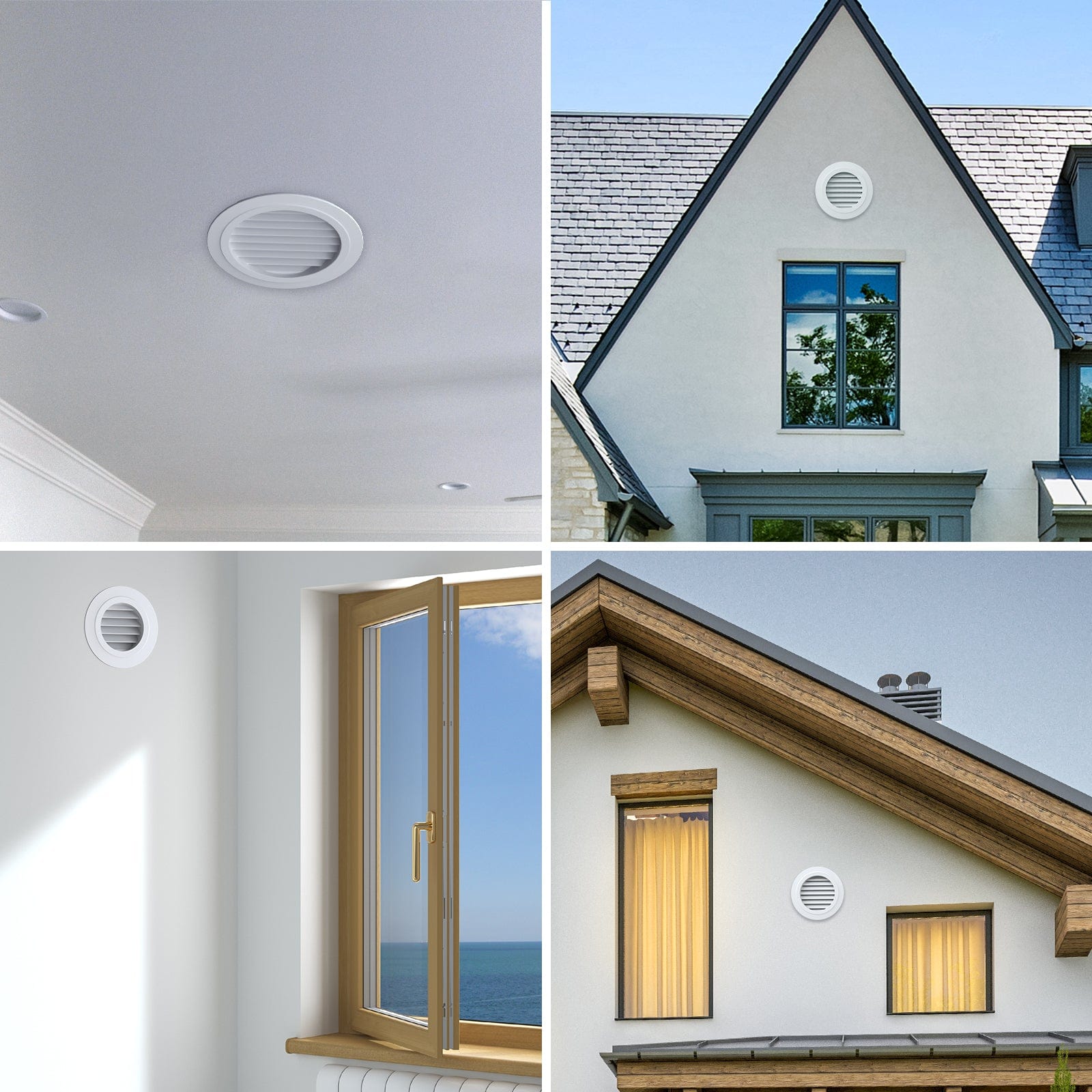 Air Vent Louver with Insect Screen