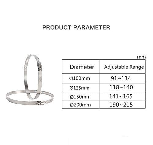 Stainless Steel Hose Clamp Clip