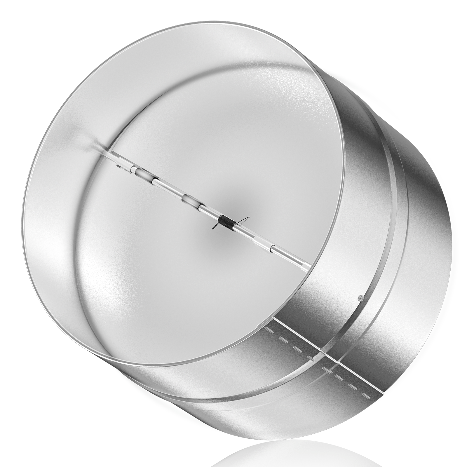 Backdraft Damper HVAC Vent Deflector（One-Way Airflow Ducting Insert Backflow Preventer Duct Draft Blocker）